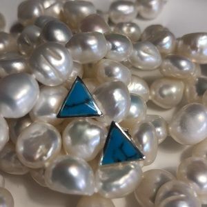 Silpada Turquoise stud earrings